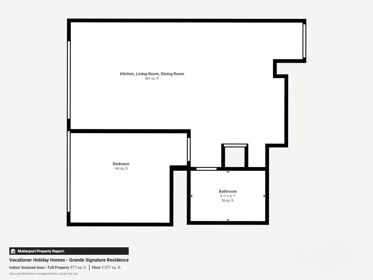 Apartment Grande Residence - Contemporary One Bedroom Dubai